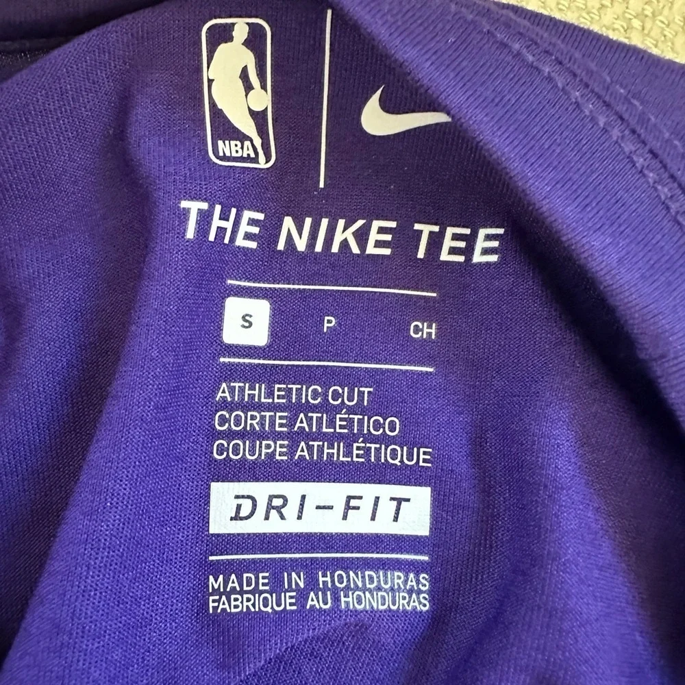 NWT Nike Purple NBA LAKERS Basketball Tee